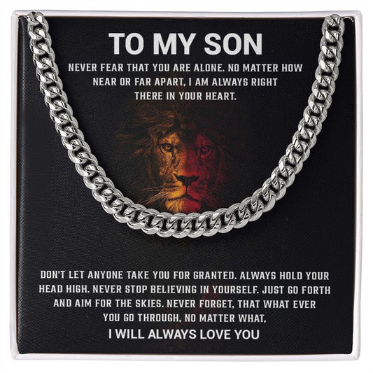 My Son| Aim For the Skies - Cuban Link Chain
