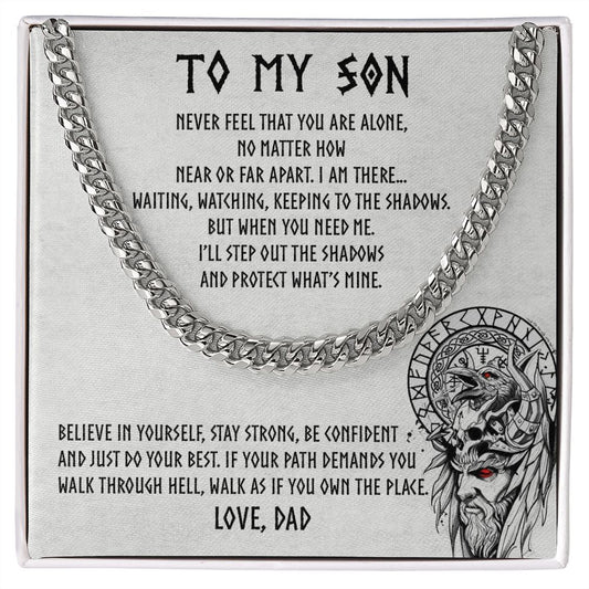 My Son| Do Your Best - Cuban Link Chain